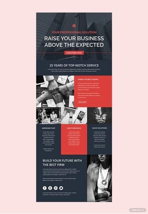 Corporate Email Newsletter Template