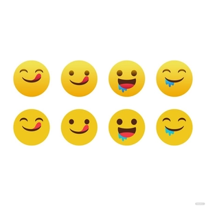 Yummy Smiley Vector