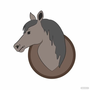 Horse Head Vector