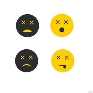 Dead Smiley Vector