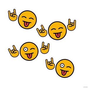 Rock Smiley Vector