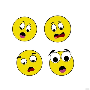 Surprised Smiley Vector