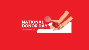Free National Donor Day Youtube Banner Template to Edit Online