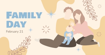 Free Family Day Facebook Post Template to Edit Online