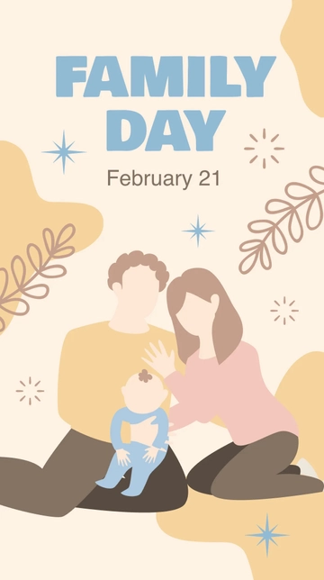 Free Family Day Instagram Story Template to Edit Online