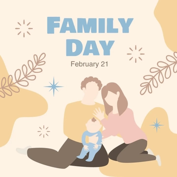 Free Family Day Linkedin Post Template to Edit Online