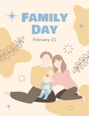 Family Day Flyer Template
