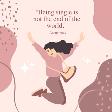 Free Singles Awareness Day Quote Linkedin Post Template to Edit Online Free Singles Awareness Day Quote Linkedin Post Template to Edit Online