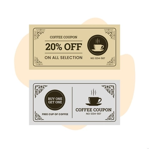 Vintage Coupon Illustration