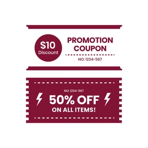 Coupon Promotion Illustration