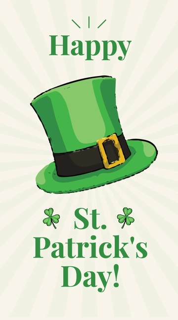 Free St Patricks Day Whatsapp Status Template to Edit Online