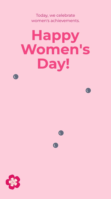 Free Happy Womens Day Whatsapp Status Template to Edit Online