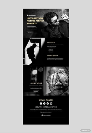 Photography Email Newsletter Template