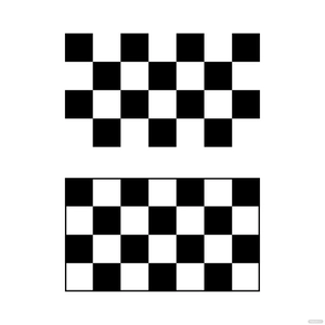 Transparent Checkered Flag Vector