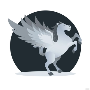 Flying Horse Vector