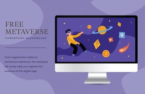 Metaverse Powerpoint Background