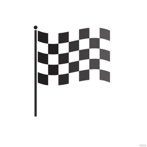 Faded Checkered Flag Vector