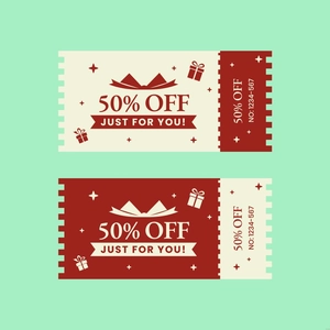 Present Coupon Illustration