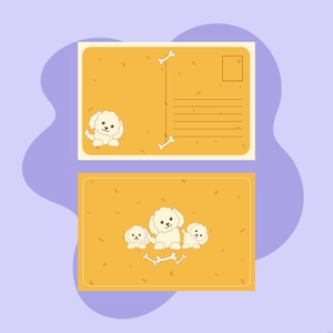 Cute Postcard Illustration