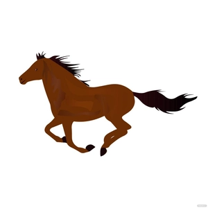 Animated Horse Vector