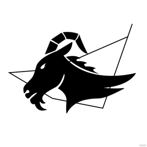 Capricorn Tattoo Vector