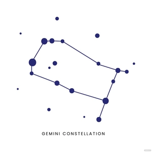Gemini Constellation Vector