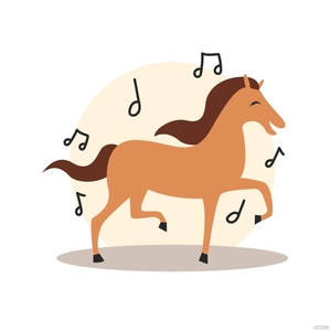 Dancing Horse Vector