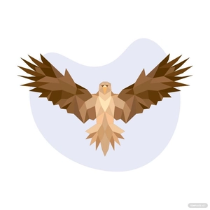 Geometric Eagle Vector