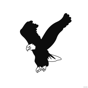 Eagle Landing Vector