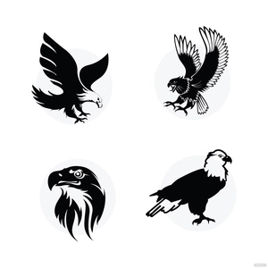Black Eagle Vector