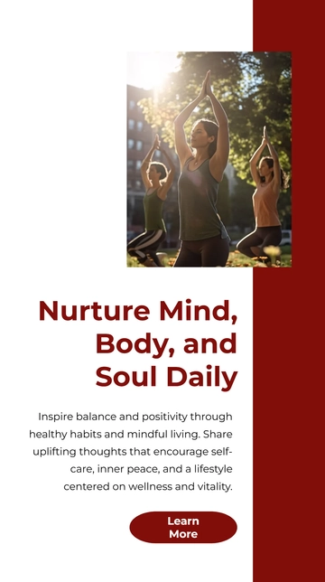 Free Health And Wellness Whatsapp Status Template to Edit Online