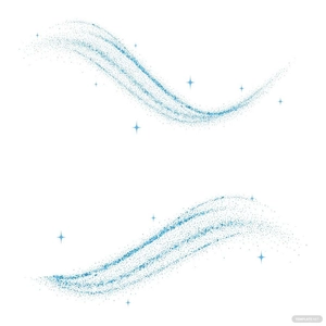 Blue Sparkle Vector