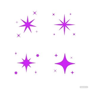 Purple Sparkle Vector
