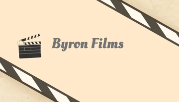 Free Movie Clapper Filmmaker Business Card Template to Edit Online