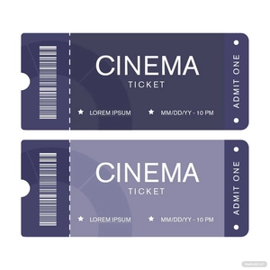 Movie Ticket Vector