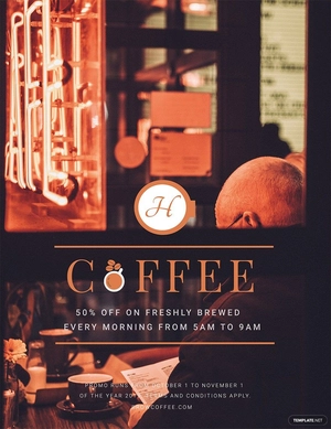 Coffee Shop Flyer Template
