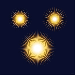 Sun Sparkle Vector