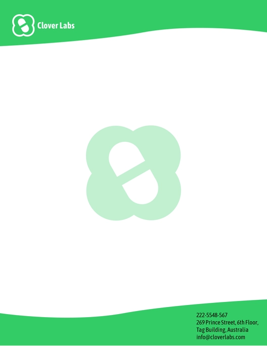 Corporate Pharmacy Letterhead Template