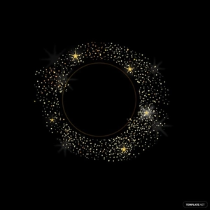 Glitter Circle Vector