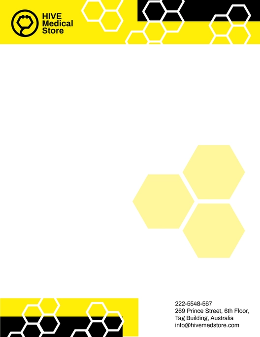 Medical Store Letterhead Template