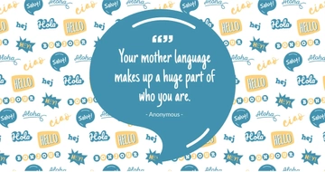 Free International Mother Language Day Quote Facebook Post Template to Edit Online