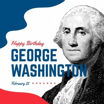 Free George Washington's Birthday Linkedin Post Template to Edit Online Free George Washington's Birthday Linkedin Post Template to Edit Online