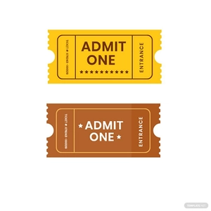 Entrance Ticket Vector