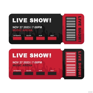 Show Ticket Vector