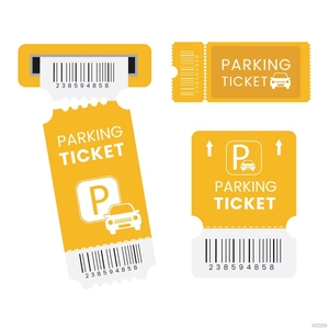 Parking Ticket Vector