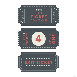 Exit Ticket Vector