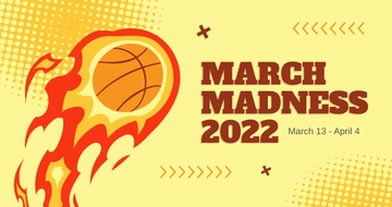 Free March Madness Facebook Post Template to Edit Online