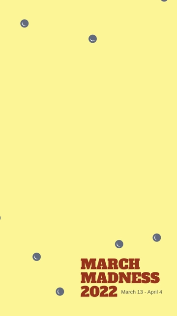 Free March Madness Snapchat Geofilter Template to Edit Online