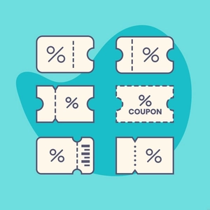 Coupon Icon Illustration