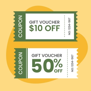 Coupon Ticket Illustration